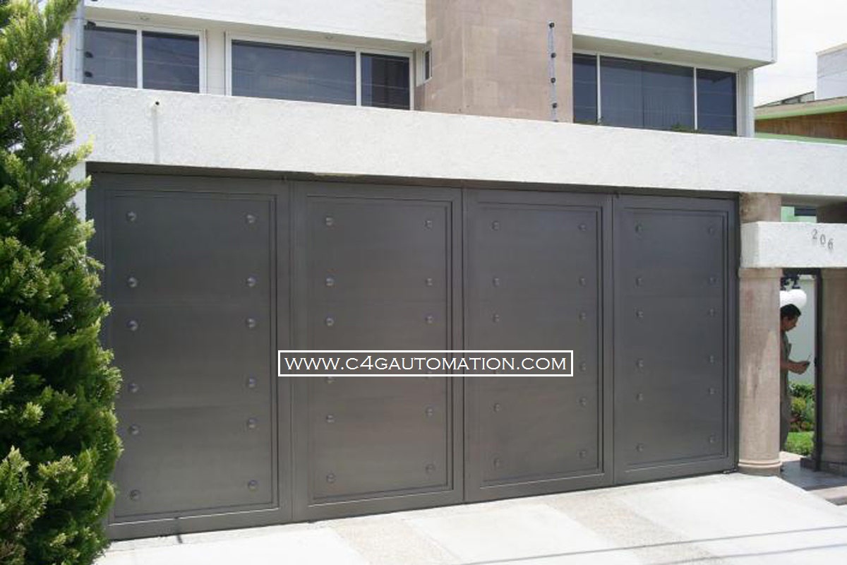 Automatic Motorised Residential Bi Folding Garage Doors Manufacturers